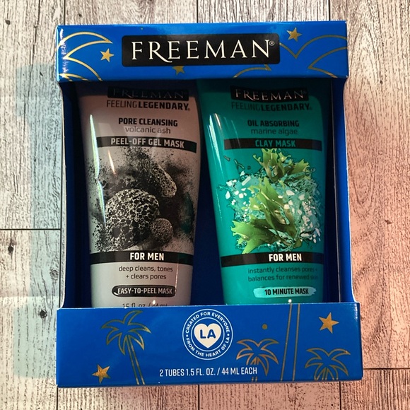Freeman Men’s Mini Mask Travel Gift Set - Picture 1 of 5